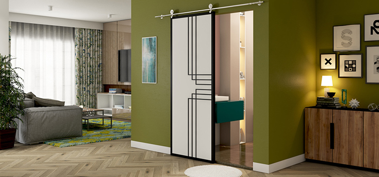 sliding bathroom door installation in Good Hope